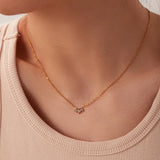 Pendant Necklace Gold Stainless Steel