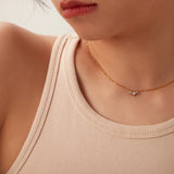Pendant Necklace Gold Stainless Steel