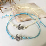 Sea Turtle Bracelet 3 Colors Hand Made Anklet