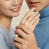 Fashion Stainless Steel Silver Wedding Ring