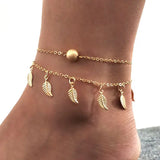 Fashion Heart Female Anklets for Women Leg Chain
