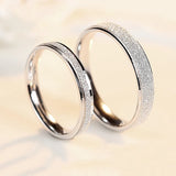 Fashion Stainless Steel Silver Wedding Ring