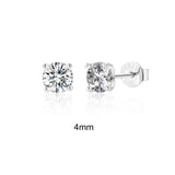 Moissanite Ear Stud Earrings For Women