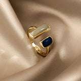 Fashion Gold Metal Rings Wedding Jewelry
