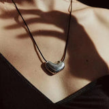 Heart Pendant Women Chain Necklace