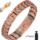 Eagle Emblem Copper Magnetic Bracelet