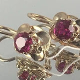 Exquisite Yellow Gold Earrings Wedding Jewelry