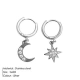 Fashion Star Moon Earrings for Women