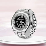 Ring Watch Finger Circular Dial Couple Men and Women