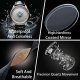 Luxury Waterproof Leather Men's Watches
