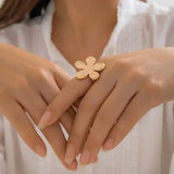 Chunky Big Gold Silver Color Rings for Women and Men