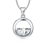 Silver Gold Plated Necklace Single Sparkling Chain for Women