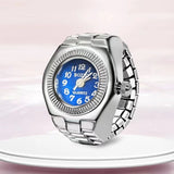 Ring Watch Finger Circular Dial Couple Men and Women