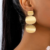 Earrings For Women Girls Long Circular Arc
