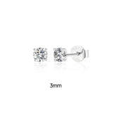 Moissanite Ear Stud Earrings For Women