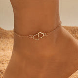 Fashion Heart Female Anklets for Women Leg Chain