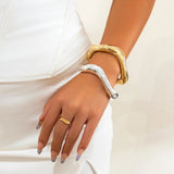 Vintage Silver Gold Bracelets