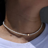 Natural Heart Fashion Stainless Steel Necklace for Women