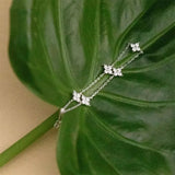 Crystal Four Leaf Flower Bracelet for Women