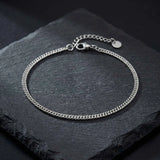 Waterproof Stainless Steel Anklet for Men and Women