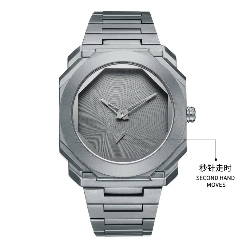 Men Luxury Stainless Steel Waterproof Wristwatches