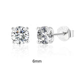 Moissanite Ear Stud Earrings For Women