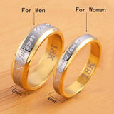 Wedding Couple Rings Women & Men Engagement