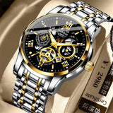 Men Light Luxury Wristwatches Waterproof