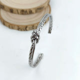 Elegant Round Circular Open Knot Cuff Bracelets