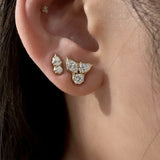 Stone Stud Earrings for Women