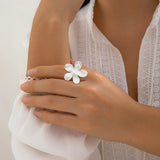 Chunky Big Gold Silver Color Rings for Women and Men
