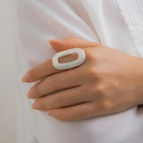 Chunky Big Gold Silver Color Rings for Women and Men
