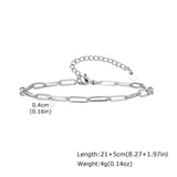 Waterproof Stainless Steel Anklet for Men and Women