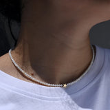Natural Heart Fashion Stainless Steel Necklace for Women