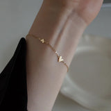 Minimalist Stylish Tiny Hearts Bracelet