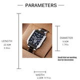 Men's Silver-Black Wristwatch