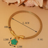 Stainless Steel Gold Plated Bracelet Women's Jewelry