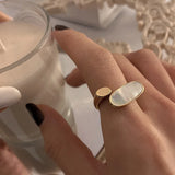 Fashion Gold Metal Rings Wedding Jewelry