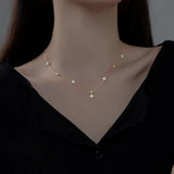 Crystal Four Leaf Flower Bracelet for Women