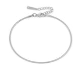 Stainless Steel Snake Chain Anklet For Women Gold Color