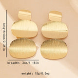 Earrings For Women Girls Long Circular Arc