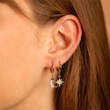 Fashion Star Moon Earrings for Women