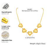 Waterproof Stainless Steel Heart Necklace for Women