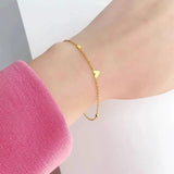 Minimalist Stylish Tiny Hearts Bracelet
