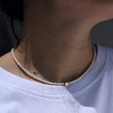 Natural Heart Fashion Stainless Steel Necklace for Women