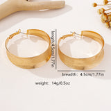 A Pair of Women's Gold Earrings