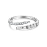 ANDYWEN Women 100% 925 Sterling Silver Resizable Ring 2024 Fine Jewelry Anniversary Wedding Party Jewelry
