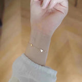 Minimalist Stylish Tiny Hearts Bracelet
