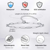 Waterproof Stainless Steel Anklet for Men and Women
