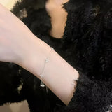 Crystal Four Leaf Flower Bracelet for Women